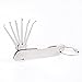 Multi Locksmith Tool Kit Portable 7 in 1 Stainless Steel EDC Lock Training Tool Set