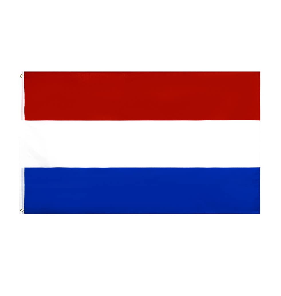 5x3Ft Netherlands Flag, Durable Netherlands Dutch Flag with 2 Metal Eyelets Used Indoor and Outdoor, Bright Color Holland National Flag Holland Flag Decorated in Sporting Events, Parties, Parade