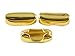 100 CleverDelights Ball Chain Clasps - Gold - for 3.2mm Ball Chains - Metal Bead Chain Connector Clasps