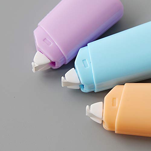 Cute Correction Tape 6 pcs pack in a pencil box, White out correction tape, Wipeout tape