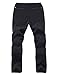 Gash Hao Mens Snow Ski Waterproof Softshell Snowboard Pants Outdoor Hiking Fleece Lined Zipper Bottom Leg