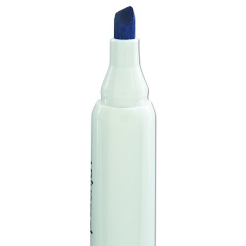 Universal Dry Erase Marker, Chisel Tip, Blue, Dozen (43653) - Thumbnail 5