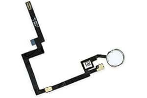FOR APPLE ePartSolution Replacement Compatible with iPad Mini 3 A1599 A1600 Home Button Module Flex Cable Menu Key White USA