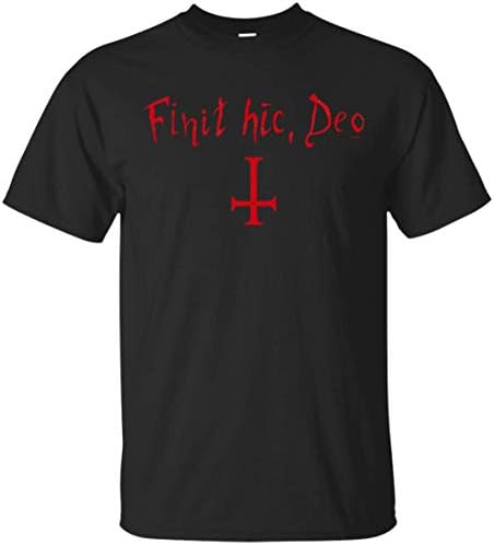 Finit HIC Deo God Ends Here Nun T-Shirt - The Upside Down Cross