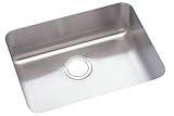 Elkay ELU2115   Gourmet Lustertone Undermount Sink, Stainless Steel, Lustertone Satin, Single-Bowl