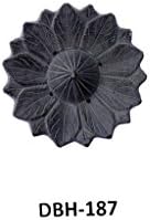Designed by Heart Stone Marble Incense Holder (8.89 cm x 2.54 cm, Grey)