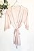 Women's Satin Lace Bride & Bridesmaid Robes (Blush)