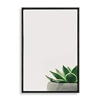 Framed Canvas Wall Art Green Plants Canvas Prints Home Artwork Decoration for Living Room,Bedroom - 16x24 inches