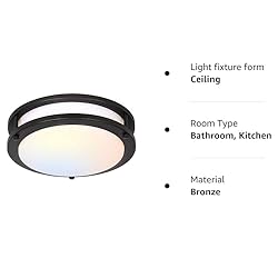 hykolity 10 inch Flush Mount LED Ceiling Light