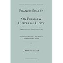 On Formal and Universal Unity (Medieval Philosophical Texts in Translation : No 15)
