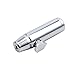 LiNKFOR Metal Snuff Bullet Aluminium Snuff Dispenser Snorter Snuffer Tube Bullet Rocket Powder Silver