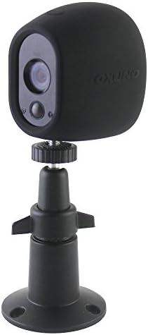 Cam Smart Security Wall Mount- Adjustable Indoor/Outdoor Metal Mount for Arlo Cam and Other Compatible Models by OXUNO- Black