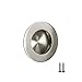 Circular Recessed Sliding Door Handles Round Flush Finger Pulls Diameter:2-1/2 in Stainless Steel 2 Pack