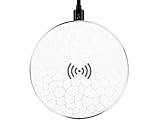 Wireless Charger, Dessa QI Standard Wireless Charging Pad for iPhone X iPhone 8 Plus iPhone 8 and Samsung Galaxy Note 8 S8 S8 Plus S7 Edge S7 S6 Edge Plus Note 8 Note 5 and More (White)