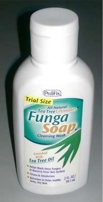 PediFix FungaSoap Tea Tree Ultimates All-Natural Cleansing Wash 2oz / 59.1mL Fungus Liquid Soap And Body Wash