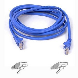Belkin Patch Cable-RJ-45 (M)-RJ-45 (M)-35 ft-utp-( Cat 5E )-Blue