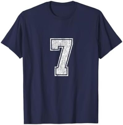 Amazon.com: Vintage Lucky Number 7 Birthday Sports Player Team