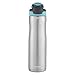 Contigo AUTOSEAL Chill Stainless Steel Water Bottles, 24 oz, SS/Iced Aqua & Iced Aqua, 2-Pack