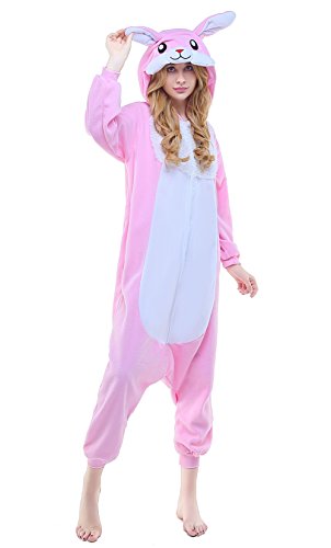 SWEETXIN Halloween Unisex Adult Rabbit Pajamas Cosplay costumes
