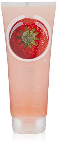 The Body Shop Strawberry Body Sorbet, Paraben-Free Light Moisturizer, 6.75 Fl. Oz.