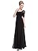 Ever-Pretty Half Sleeve Square Neckline Ruched Waist Evening Dress 08038