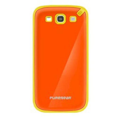 PureGear Slim Shell Case for Samsung Galaxy S3 III Orange and Yellow