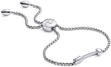 Sasha Liv Sterling Silver Brooklyn Arrow Charm Chain Bracelet
