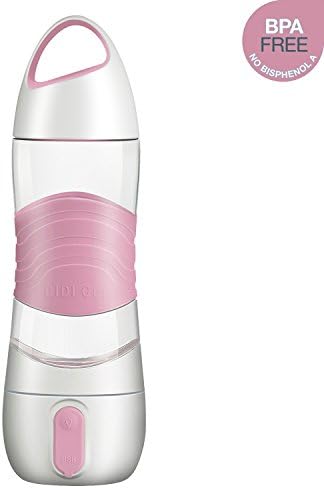 Smart Water Bottle, Levitom 4 in 1 Hydration Remind Didi Cup with Spray Humidifier, Led Lighting, Timed Reminder, USB Rechargeable. Sports Water Bottle for Climbing, Hiking, Camping, Fitness