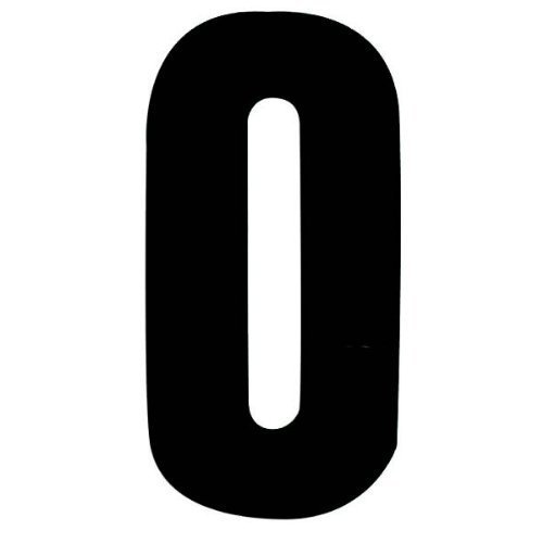 Self Adhesive Wheelie Bin Numbers 17cm 3 Black Amazon.co.uk