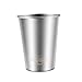 5 Pack 12oz Stainless Steel Pint Cups,Eco-Friendly BPA-Free,Unbreakable, Stackable,Metal Drinking Cups,Beering Cups,Juice Cups.Perfect for Travel, Outdoor, Camping and Everyday Use Indoors.