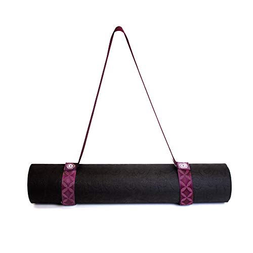 Merrithew Deluxe Mat Strap (Wine), 38 inch / 96.5 cm