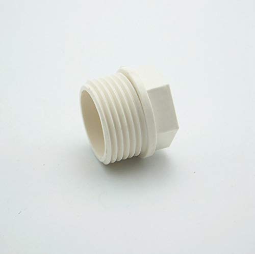 Maslin 3/4" BSP Male End Cap Plug PVC Tube Joint Pipe Fitting Coupler Adapter Water Connector for Garden Irrigation System