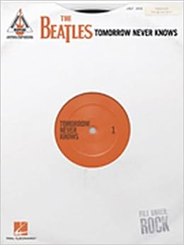 Amazon Com Hal Leonard The Beatles Tomorrow Never Knows Guitar Tab Songbook Books