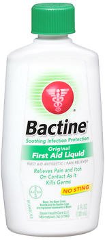 Bactine Original First Aid Liquid - 4 oz, Pack of 2