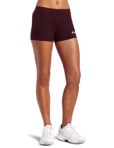 ASICS Women's Low Cut Short, Maroon, Medium
