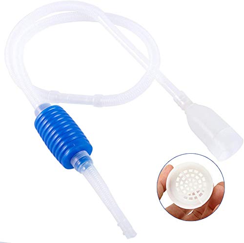 ONESWI Aquarium Cleaner – Aquarium Siphon Vacuum,Fish Tank Gravel Sand Controller with Nozzle for Small Fish Tanks Water Changing Sand Cleaner