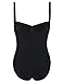 Hilor Women's One Piece Swimsuits Front Twist Bathing Suits Tummy Control Swimwear Retro Inspired Monokini