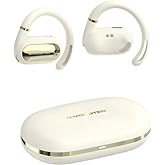 Monster Open Ear AC322, Bluetooth 5.4 Headset, 36H Battery Life, IPX5 Waterproof, Clear Communication, Ergonomic Design, Ear Angle Adjustable, Not Easy to Fall Off Wireless Bluetooth Headset.White