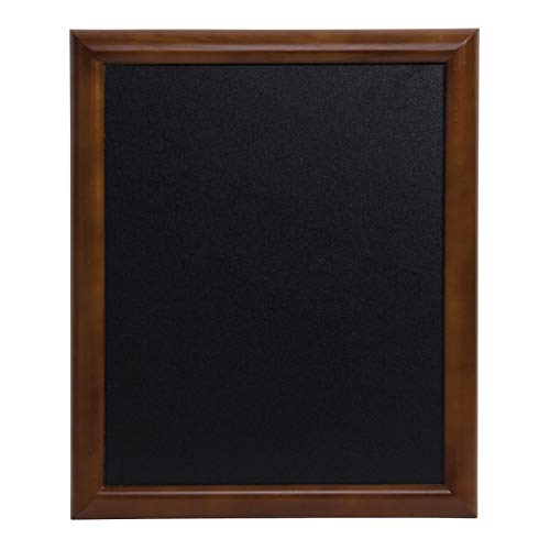 Securit Lacquered Universal Chalk Board, Hard Wood, Dark Brown, 60 x 80 cm