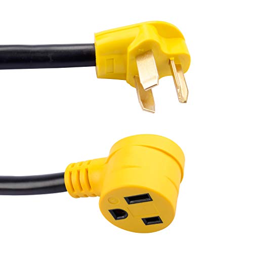 RVGUARD Welder Adapter, Dryer 30 Amp to Welder 50 Amp Adapter, NEMA 10