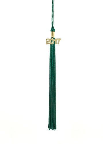 2017 DK GREEN GRADUATION TASSEL - TASSEL DEPOT BRAND - MADE IN USA