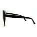 Oversized Round Cateye Sunglasses Womens Vintage Retro Eyewear Black