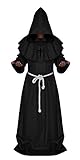 Medieval Monk Robe Priest Robe Halloween Cosplay