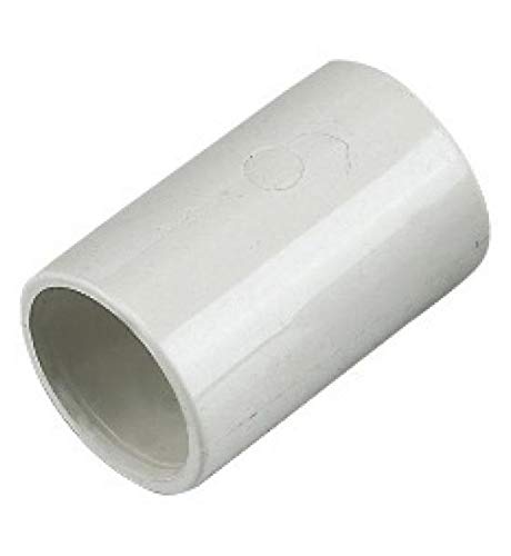FLOPLAST Overflow Pipe Coupling 21.5mm White - Bag of 10