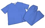M&M SCRUBS Women's Medical Scrub Sets Medical Scrub Top and Pants. Run Large