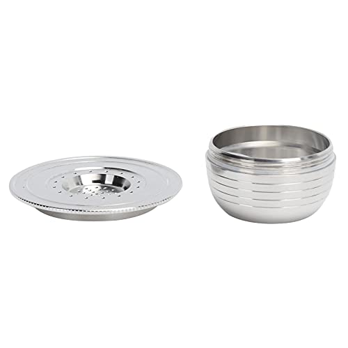 Cestello del filtro del caffè, capsula del caffè riutilizzabile in acciaio inossidabile riutilizzabile con guarnizioni… - immagine 8