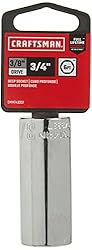CRAFTSMAN Deep Socket, SAE, 3/8-Inch