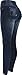 Hand By Hand Aprileo Women's Leggings Jeans Look Printed Stretch [Pattern 31](One Size)