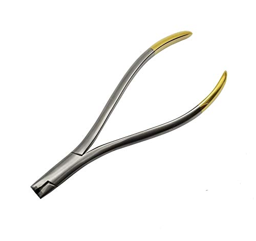 Distal end cutter large handle TC inserts gold plated with safety hold by Wise Linkers USA