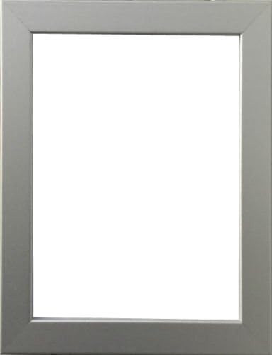 Convenient2youPhoto Frame Picture Frame Wood Wooden Effect (A6 (148x105) mm, Silver)